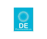 DE Pharmaceuticals logo.